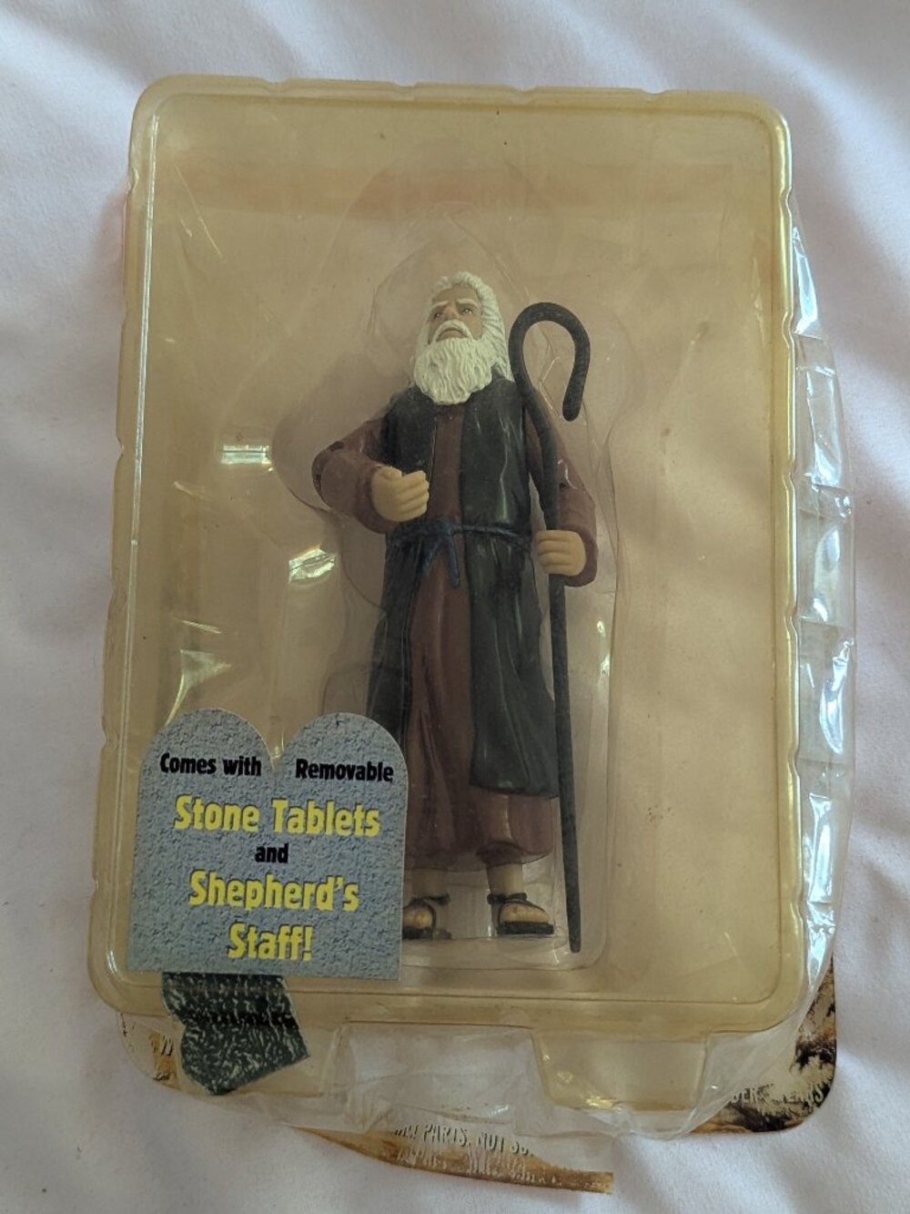 Accoutrements Brown Plastic Moses Figure Vintage 5"
